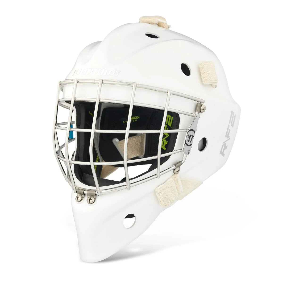 Warrior Ritual F2 E Junior goalie mask — hero