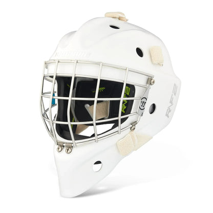 Warrior Ritual F2 E Junior goalie mask — hero